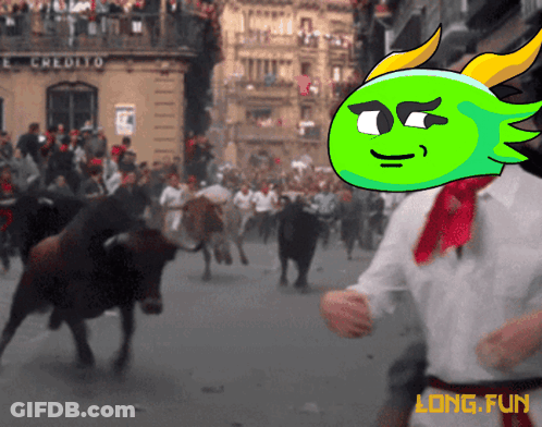 Man With Spanish Flag On Face And Headphones GIF