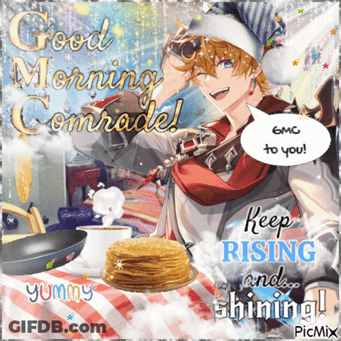 Man With Speech Bubble Saying 6MC To You GIF