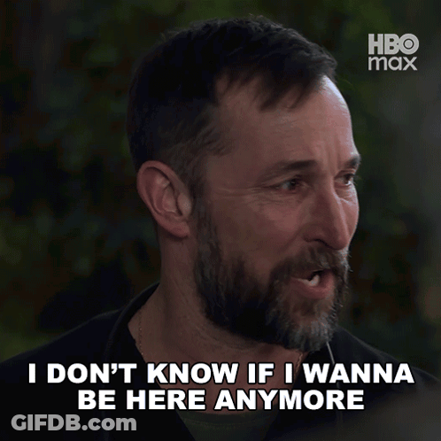 Man With Stethoscope Says I Don't Know If I Wanna Be Here Anymore GIF