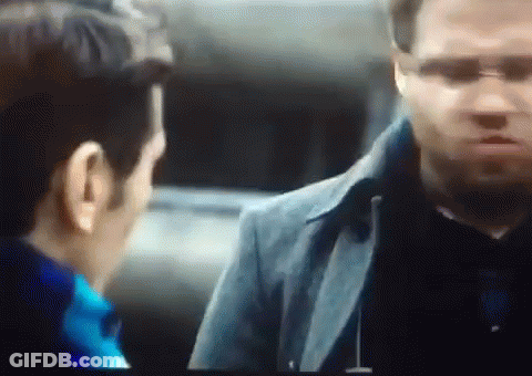 Man With Stethoscope Talking To Another Man GIF
