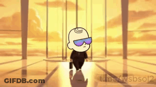 Man With Sunglasses And Briefcase GIF