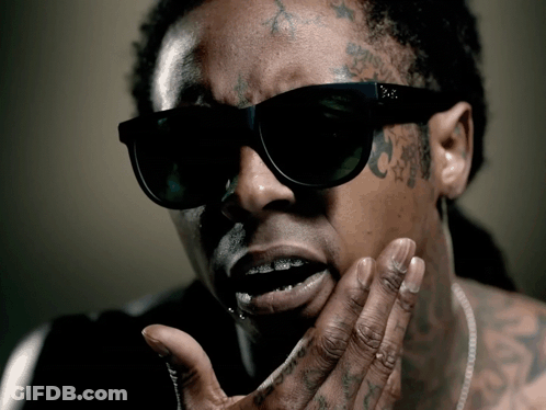 Man With Sunglasses And Face Tattoo GIF