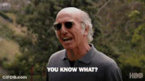 Man With Sunglasses And Gray Shirt Says You Know What GIF