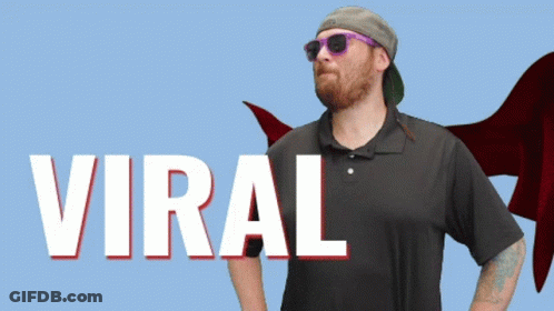 Man With Sunglasses And Hat Saying Viral GIF