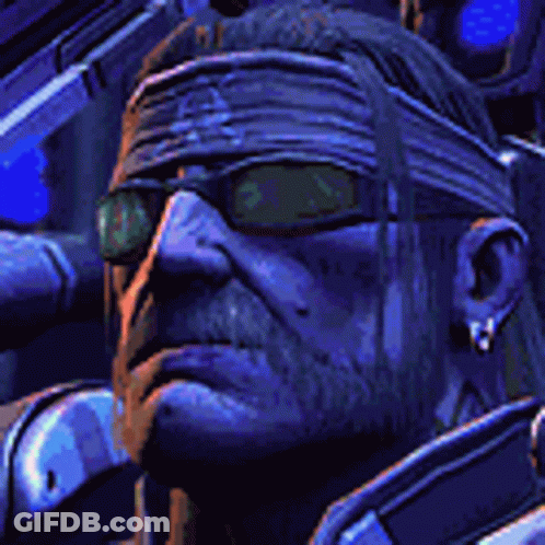 Man With Sunglasses And Head Bandage GIF