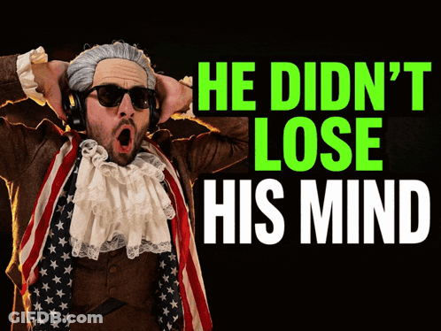 Man With Sunglasses And Headphones He Didnt Lose His Mind GIF