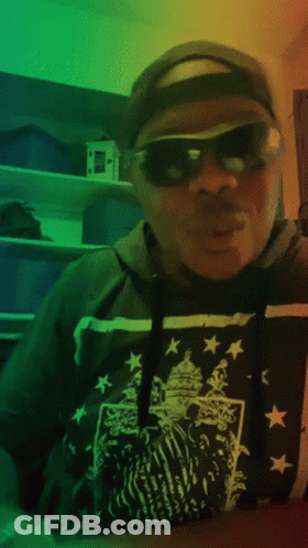 Man With Sunglasses And I See U Shirt GIF