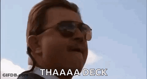 Man With Sunglasses And Mustache Talking GIF