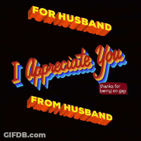 Man With Sunglasses And Rainbow Flag Says Have A Super Gay Birthday GIF