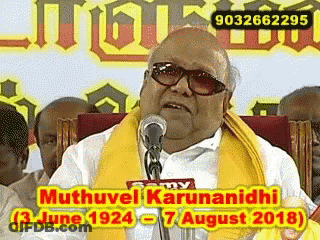 Man With Sunglasses And Yellow Scarf Giving Speech GIF