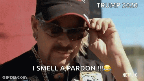 Man With Sunglasses Hat I Smell A Pardon! GIF