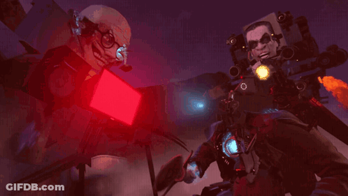 Man With Sunglasses Holding Gun In Front Of Fireball GIF