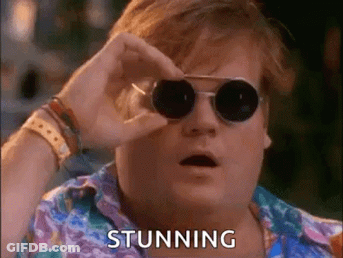 Man With Sunglasses Looking Through Binoculars GIF