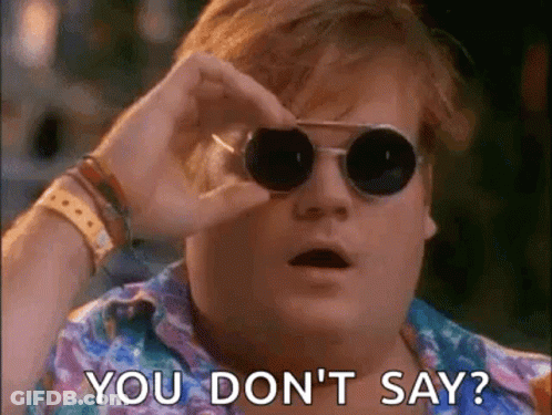 Man With Sunglasses Looking Through Binoculars Saying You Don T Say GIF