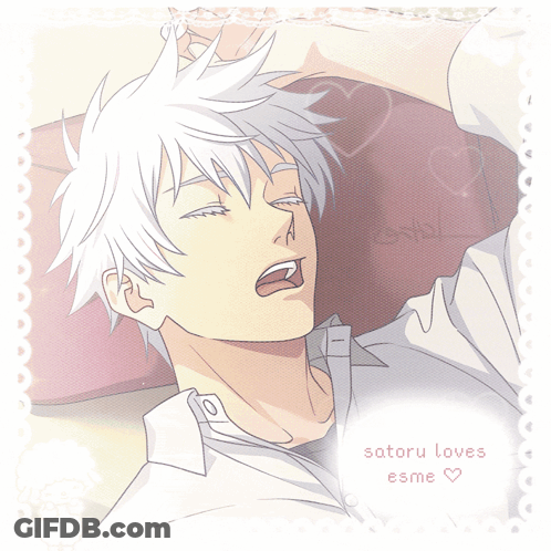 Man With Sunglasses Satoru Loves Esme GIF
