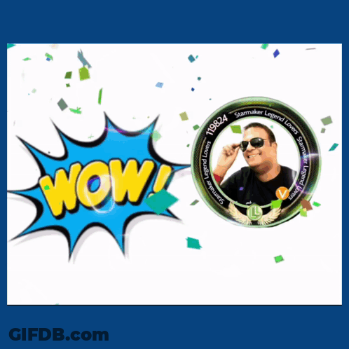 Man With Sunglasses Saying Wow GIF
