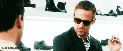 Man With Sunglasses Talking To Another Man GIF