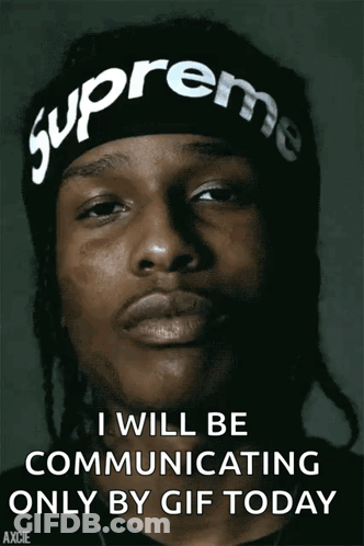 Man With Supreme Headband GIF