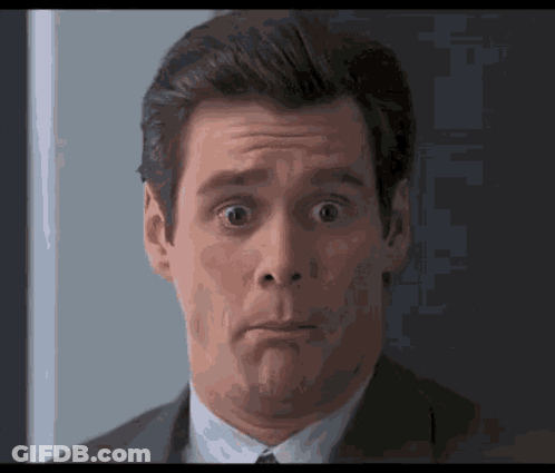 Man With Surprised Expression GIF
