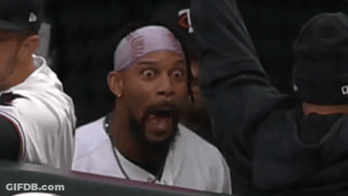 Man With T Headband Surprised GIF