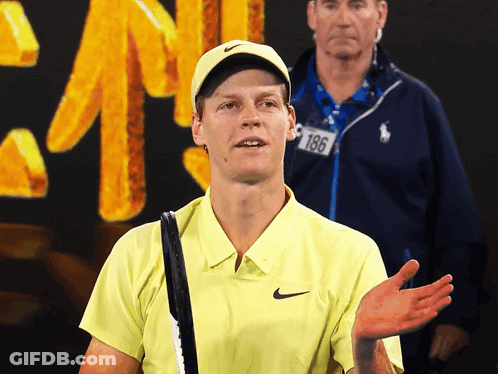 Man With Tag Saying T86 GIF