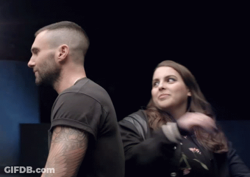 Man With Tattoo Next To Woman In Black Jacket GIF