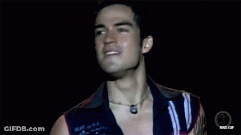 Man With Tattoo On Face Dancing With RBD GIF