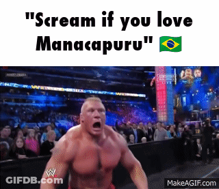 Man With Tattoo Scream If You Love Manacapuru GIF