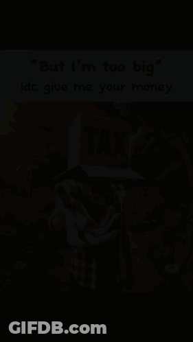Man With Tax Box On Head GIF