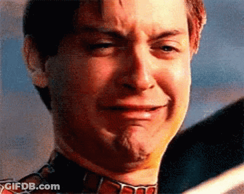 Man With Tear Running Down Face GIF
