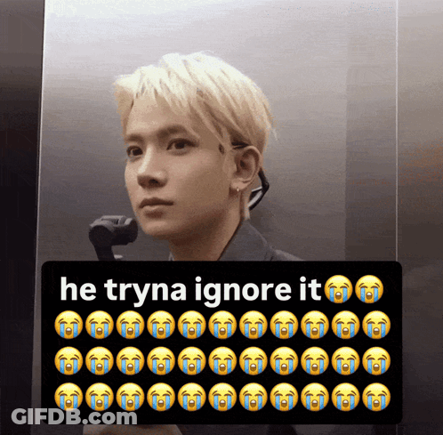 Man With Tears He Tryna Ignore It GIF