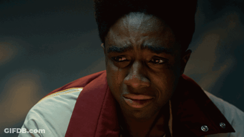 Man With Tears Running Down Face GIF
