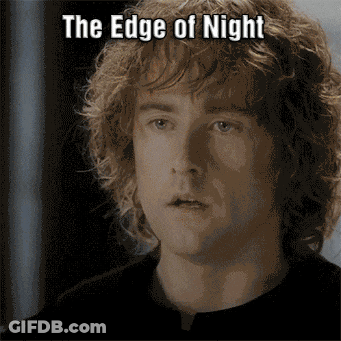Man With The Edge Of Night GIF