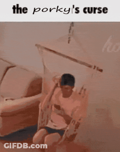 Man With The Porky's Curse GIF