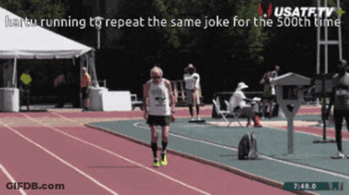 Man With Thick Neck Making Funny Face GIF