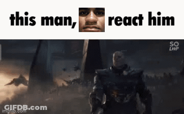 Man With This Man React Him Above GIF