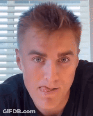Man With Tongue Out GIF