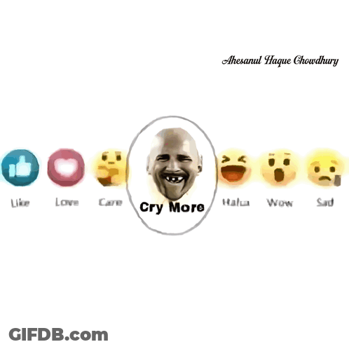 Man With Toothless Smile Saying Cry More GIF