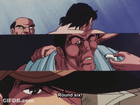 Man With Towel Round Six GIF