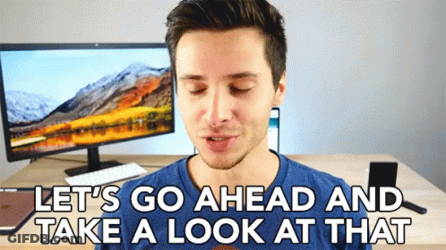 Man With Two Monitors Says Lets Take A Look At That GIF