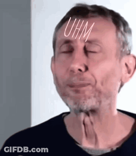Man With Uhm On Forehead GIF
