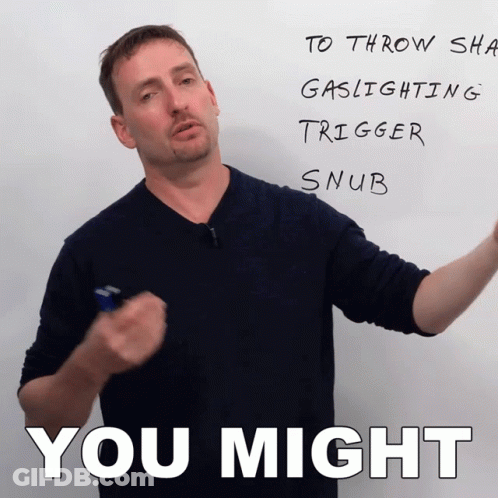 Man With We Can Do It In Private Sign GIF
