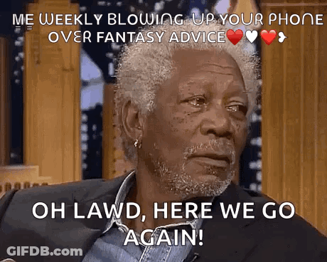Man With White Hair And Beard Crying Says Me Weekly Blowing Up Your Phone Over Fantasy Advice GIF