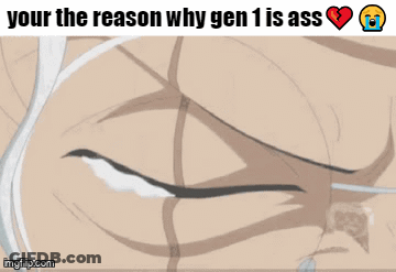 Man With White Hair And Glasses Saying Your The Reason Why Gen 1 Is Ass GIF