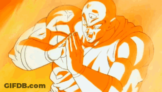 Man With White Head And Orange Body GIF