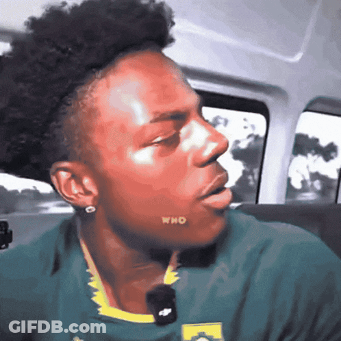 Man With Who Written On Face GIF
