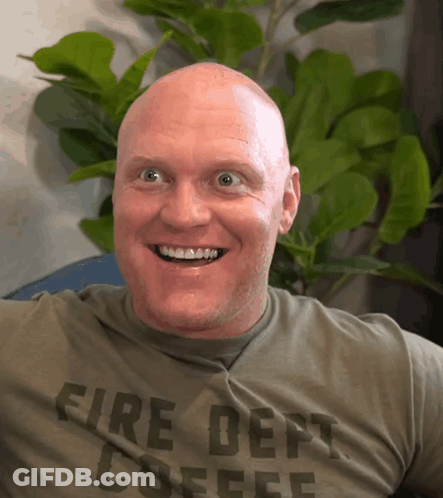 Man With Wig, Headphones, Pan Let Me Cook GIF