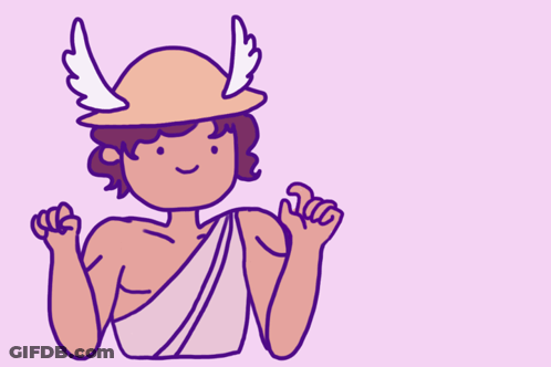 Man With Wings Saying Well It's A Little Bit Dangerous GIF