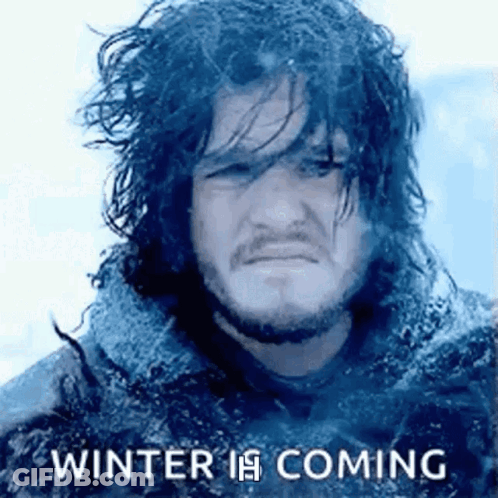 Man With Winter Is Coming GIF