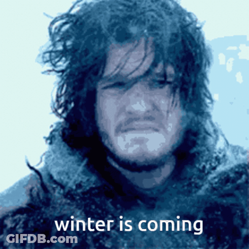 Man With Winter Is Coming GIF